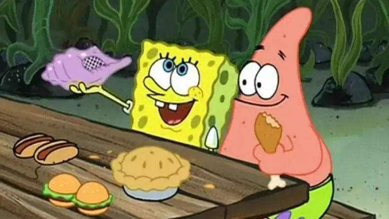 spongebob episode kulit kerang ajaib