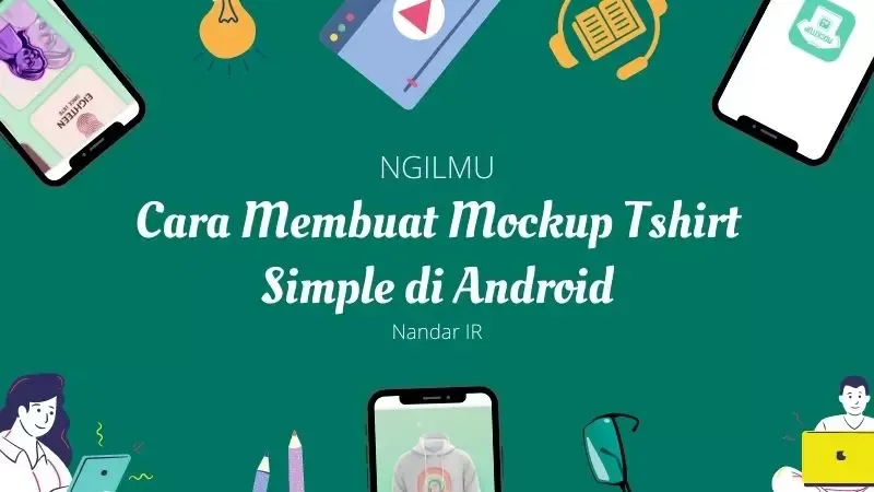 mockup tshirt simple di android