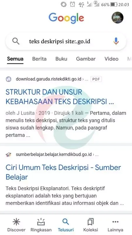 mencari sumber belajar