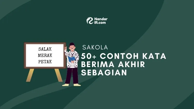 menemukan kata berima akhir sebagian