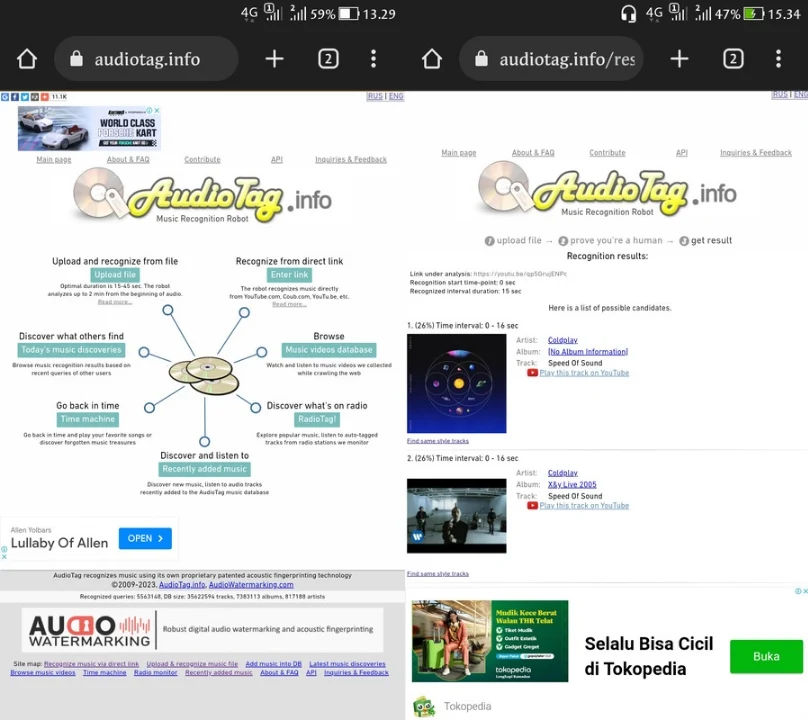 cara mengetahui judul lagu online