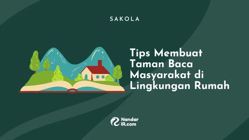 membuat taman baca masyarakat