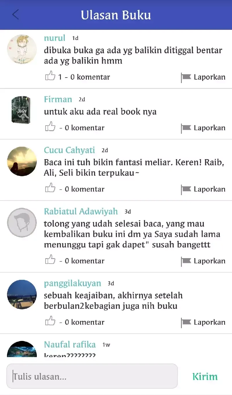 Fitur media sosial iPusnas