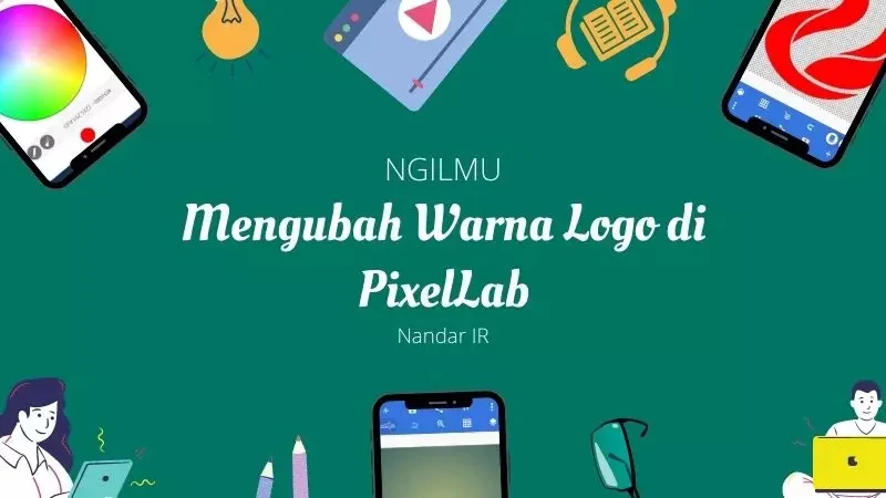 mengubah warna logo di pixellab